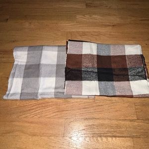 Plaid scarves
